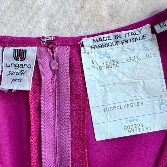 80’s Ungaro Parallel Dress - Picture 5 of 5